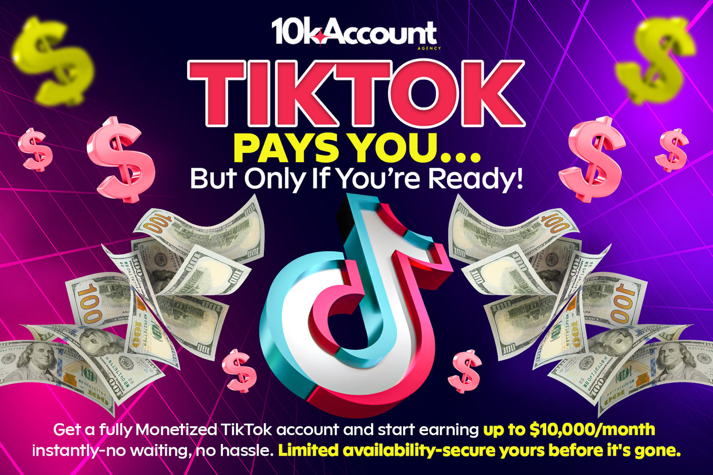 利用创意计划将 TikTok 账户货币化