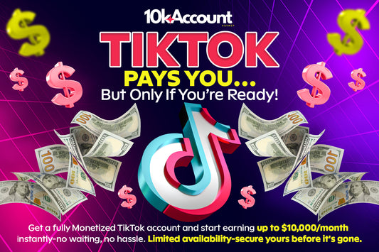 Monetized TikTok Account with Creativity Program